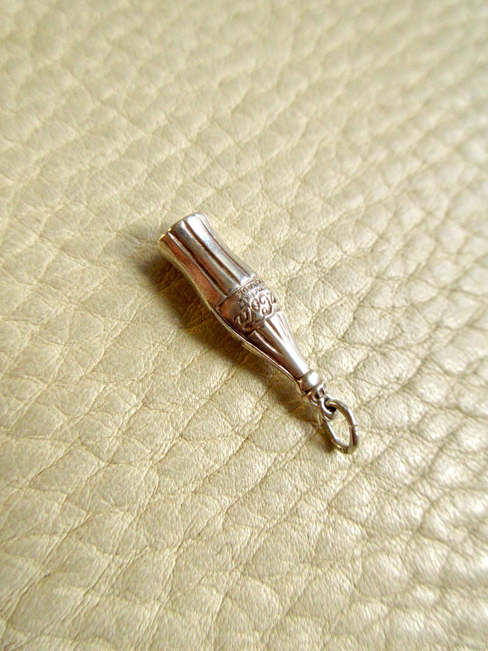 Vintage Silver Coca-Cola Charm or Pendant – 1 inch