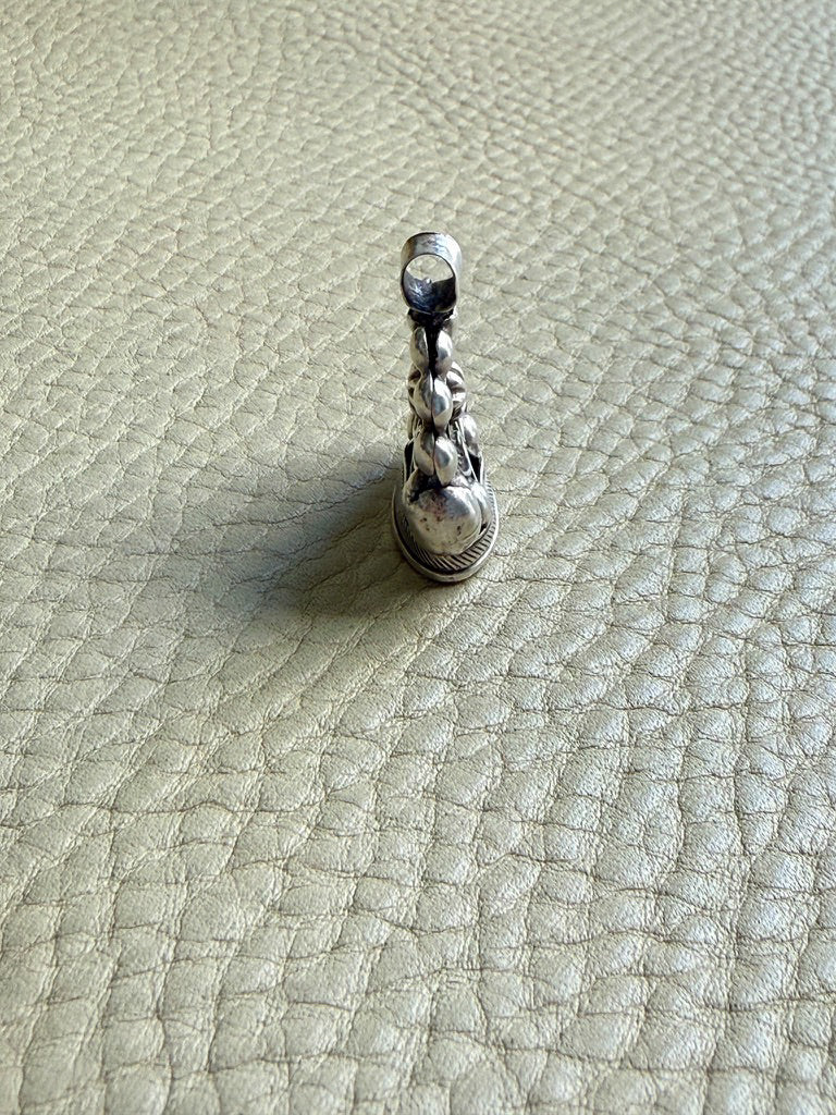 Dutch Antique 19th Century Chatelaine Fob in Silver – 1.4 inch