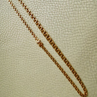 Swedish Vintage 18k Gold Necklace - Graduated Double Link Chain Necklace - 17.1 inch length