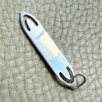 Vintage Swedish Sterling Silver Shuttle Pendant - Signed