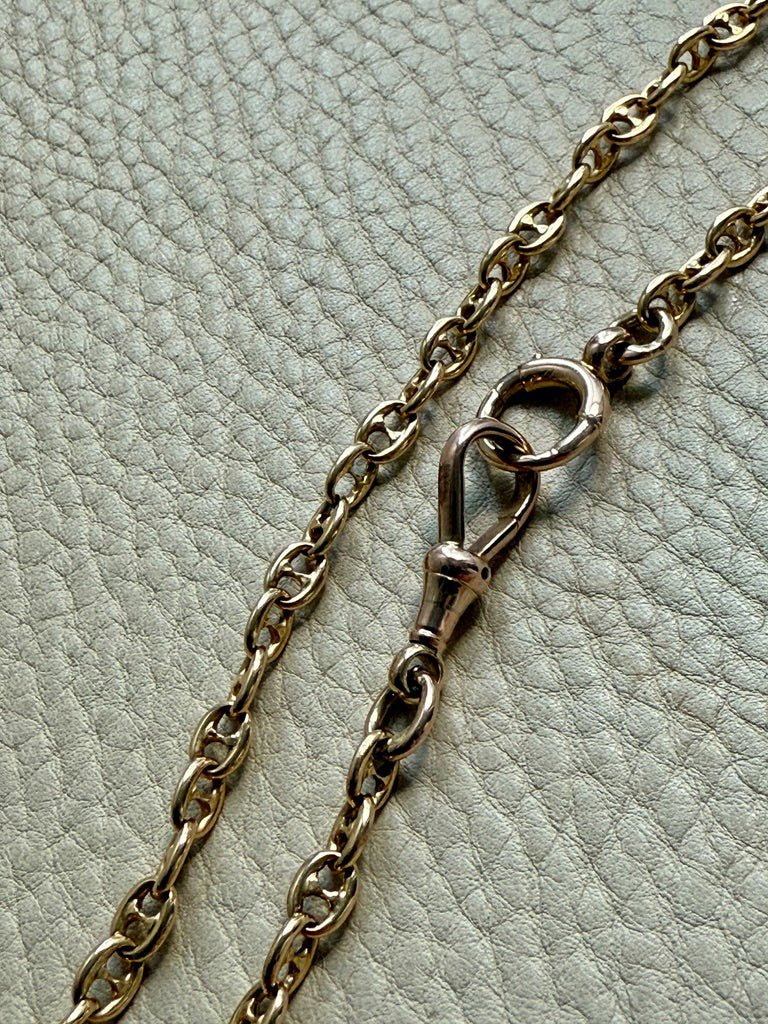 Mariner Link 18k Gold Watch Chain Necklace - 15.5 inch length