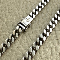 Vintage Italian Sterling Silver Curb Link Chain Necklace by Balestra – 20.25 Inch Length
