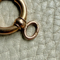 14k Gold Antique English Large Bolt Clasp - Excellent for your Pendants/Charms