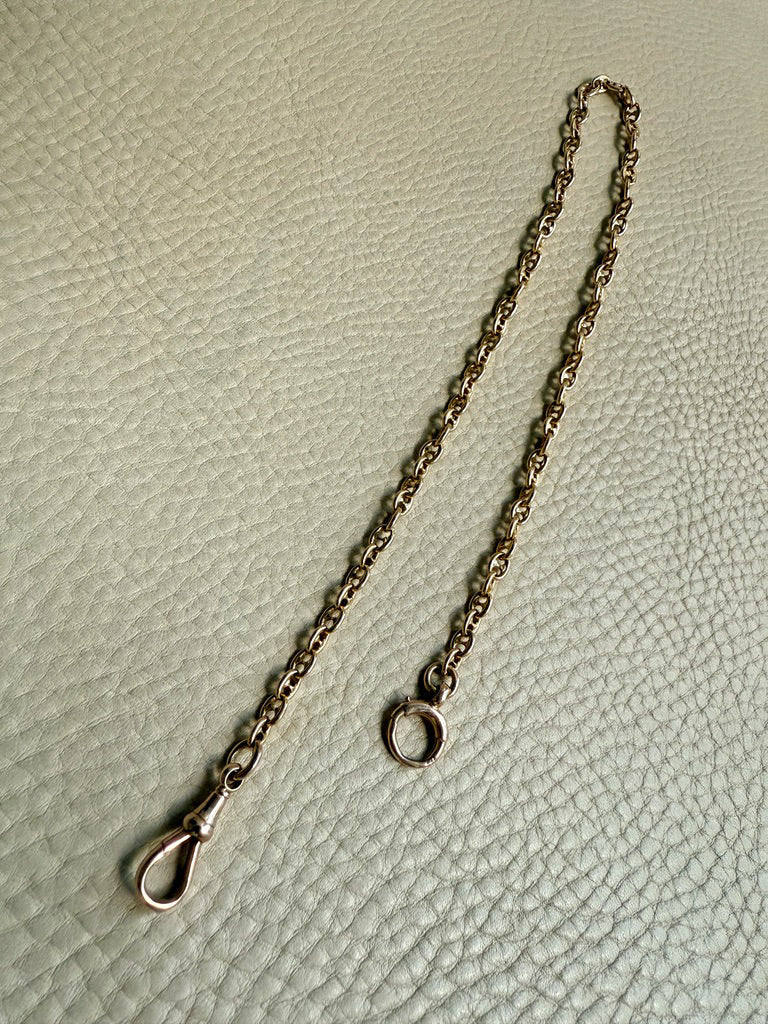 Mariner Link 18k Gold Watch Chain Necklace - 15.5 inch length