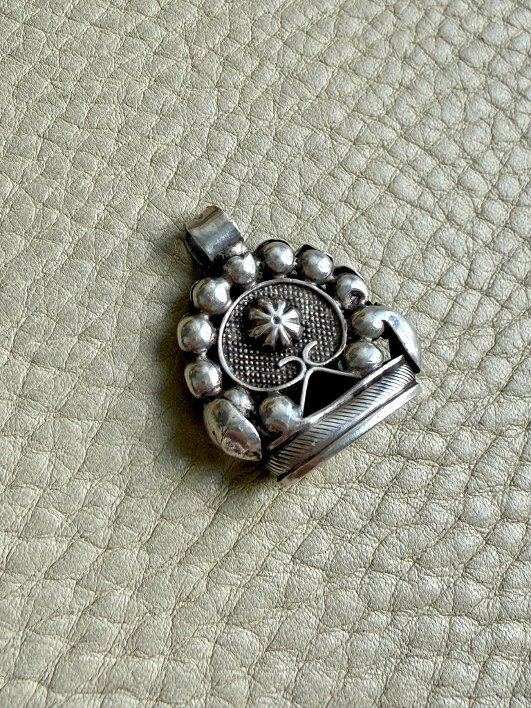Dutch Antique 19th Century Chatelaine Fob in Silver – 1.4 inch