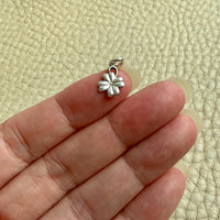Vintage Silver Lucky Clover Charm or Pendant