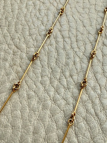 18k Yellow Gold Spectrolite Pendant Necklace by Lapponia – 17.25 Inch Length