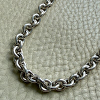 YUM! Chubby Sterling Silver Cable Chain Necklace - 19.8 inch length