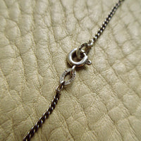 Vintage Swedish Rock Crystal Pendant Necklace Sterling Silver – 20 Inch Length