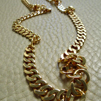 1978 Swedish Vintage 39g Tapered Curb Link Necklace 18k Gold – 19.5 Inch Length
