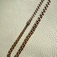 1969 Swedish 18k Gold necklace - 50g Graduated double link chain - 16.6 inch length