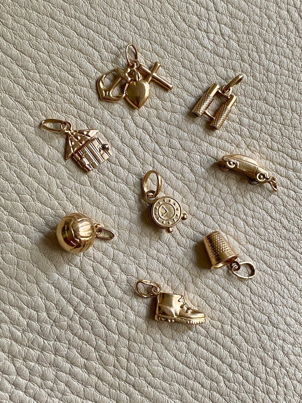 18k Gold Vintage Italian Charm or Pendant - Boot