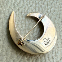 Vintage Danish Bent Gabrielsen for Hans Hansen Modernist Brooch 14k Gold - Curl