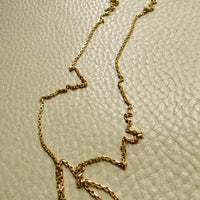 Danish Vintage 1.6mm Solid 14k Gold Biker Link Necklace – 24.75 Inch Length