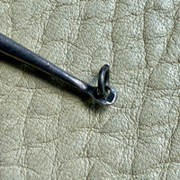 Dutch Antique Silver Pendant - Sewing Tool - 3.2 inch length