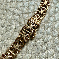 1964 Star link with bars - Bracelet in 18k gold - 7.5 inch length