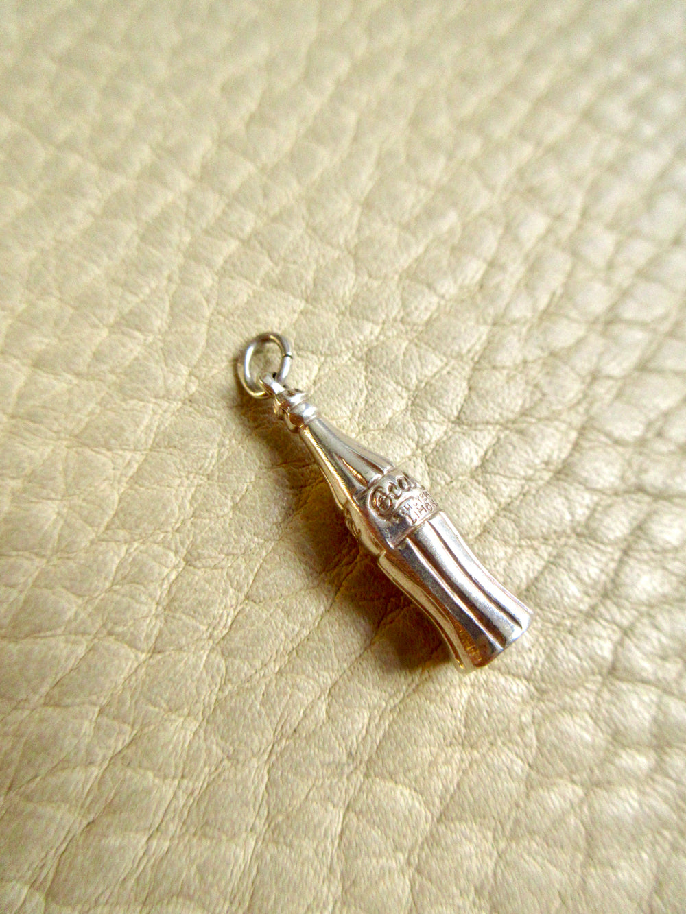 Vintage Silver Coca-Cola Charm or Pendant – 1 inch