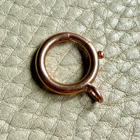10k Gold Bolt Ring Pendant / Clasp / Charm Holder – 16.6 mm Diameter
