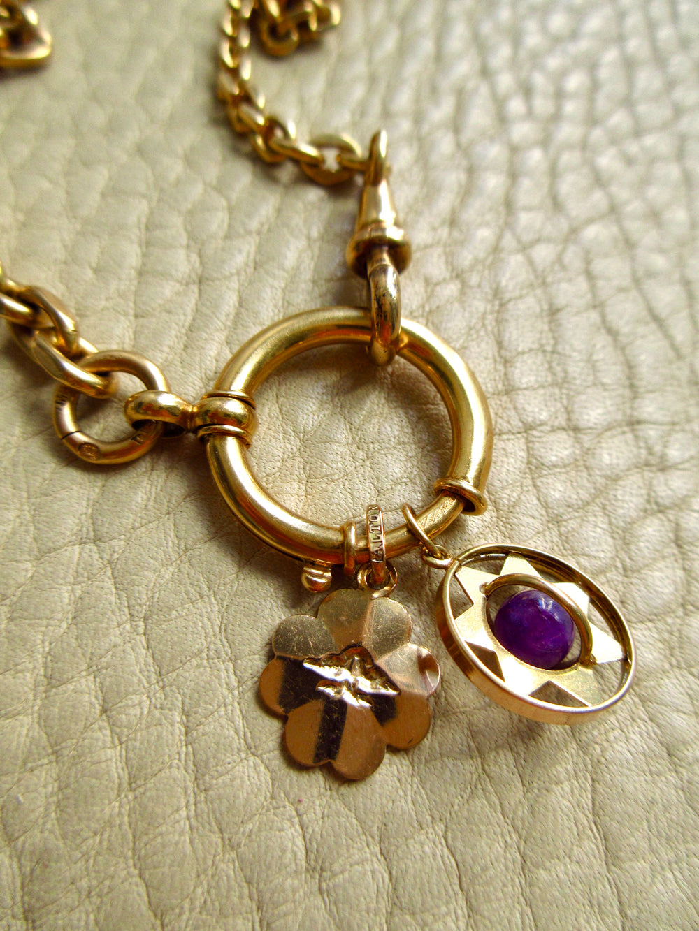 Vintage Swedish 18k Gold Biker Link Watch Chain Necklace – 20.9 Inch Length