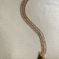 Unique! Figure 8 link bracelet in 18k gold - Swedish vintage 1977 - 7.9 inch length