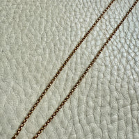 Italian vintage 18k gold rolo link necklace by Balestra - 17 inch length