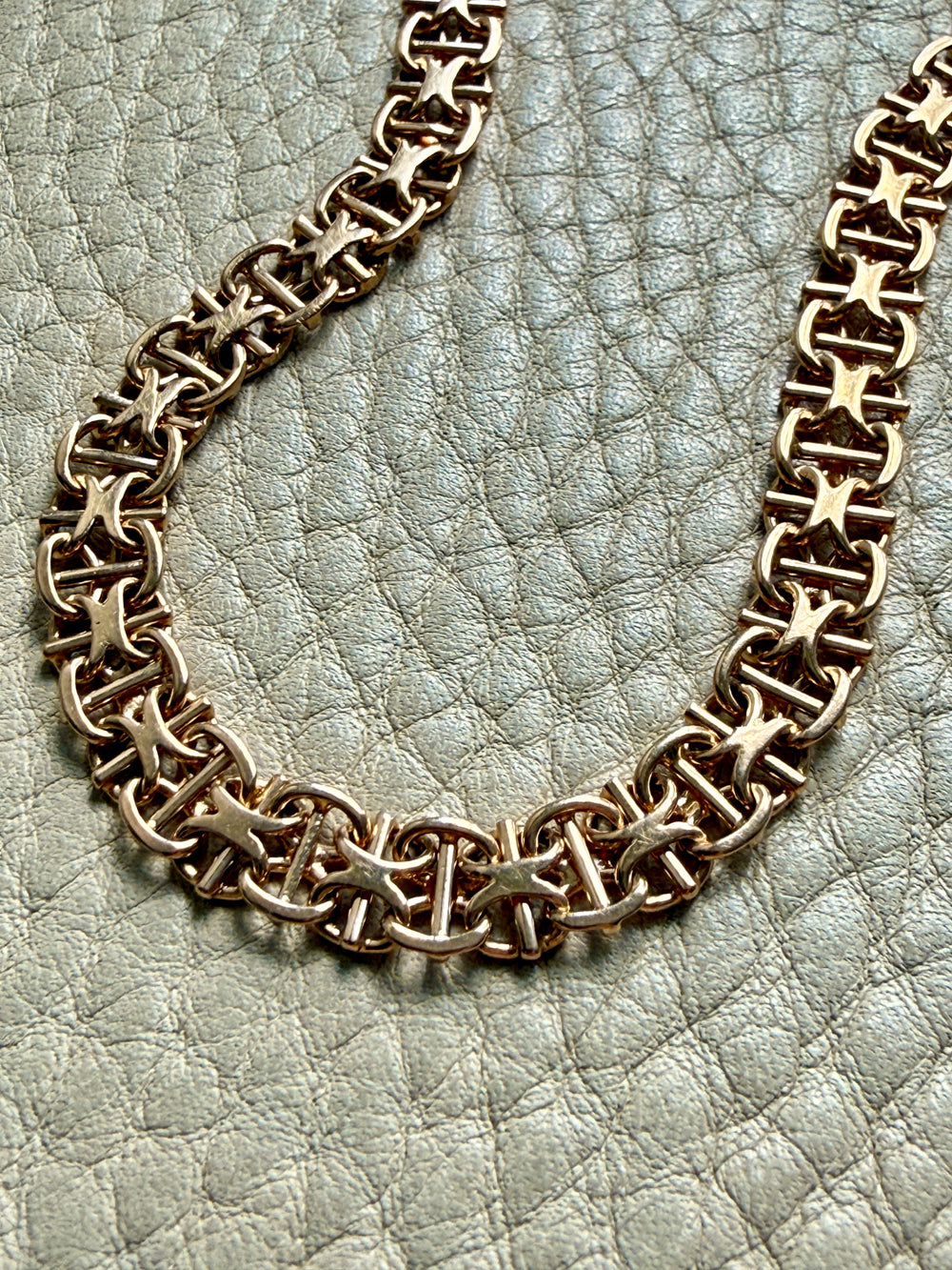 1964 Star link with bars - Bracelet in 18k gold - 7.5 inch length