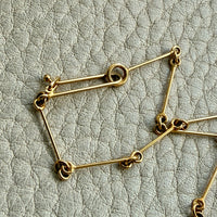 18k Yellow Gold Spectrolite Pendant Necklace by Lapponia – 17.25 Inch Length