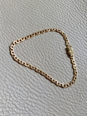 1946 Virola link bracelet in 18k gold - 7.5 inch length