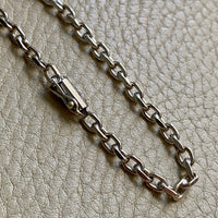 Bent Larsen 14k White Gold Biker Link bracelet - 7.8 inch length