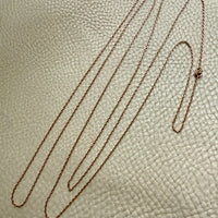 Dated 1899 - 18k gold Antique Longuard chain - 30.5 inch doubled necklace length