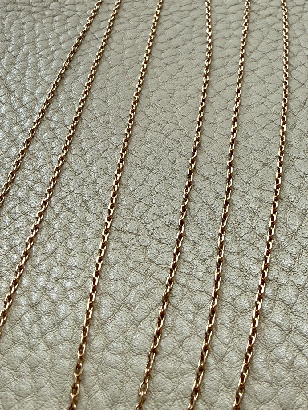 Dated 1899 - 18k gold Antique Longuard chain - 30.5 inch doubled necklace length