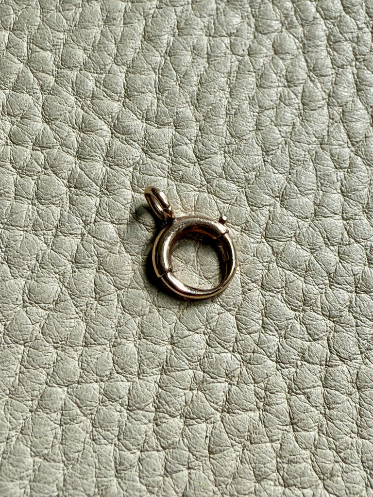 Antique Victorian era 10k gold clasp connector with bail - Excellent for your charms/pendants
