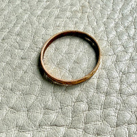 Antique Swirl Pattern 18k gold ring - Size 6.5