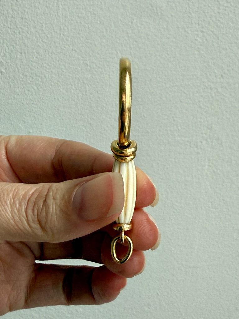INCREDIBLE - Antique Quizzing Glass pendant - 18k Gold