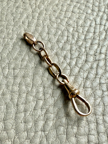 1950s era 18k Gold Vintage Pendant with Dog Clip - Excellent for your Charms