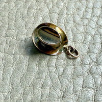 14k Gold Vintage Top Hat charm or pendant