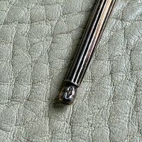 Dutch Antique Silver Awl with Screw Cover - Pendant - 3.5 inch length