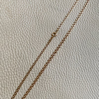 Vintage Swedish Double-link necklace - Solid 18k gold - 18 inch length
