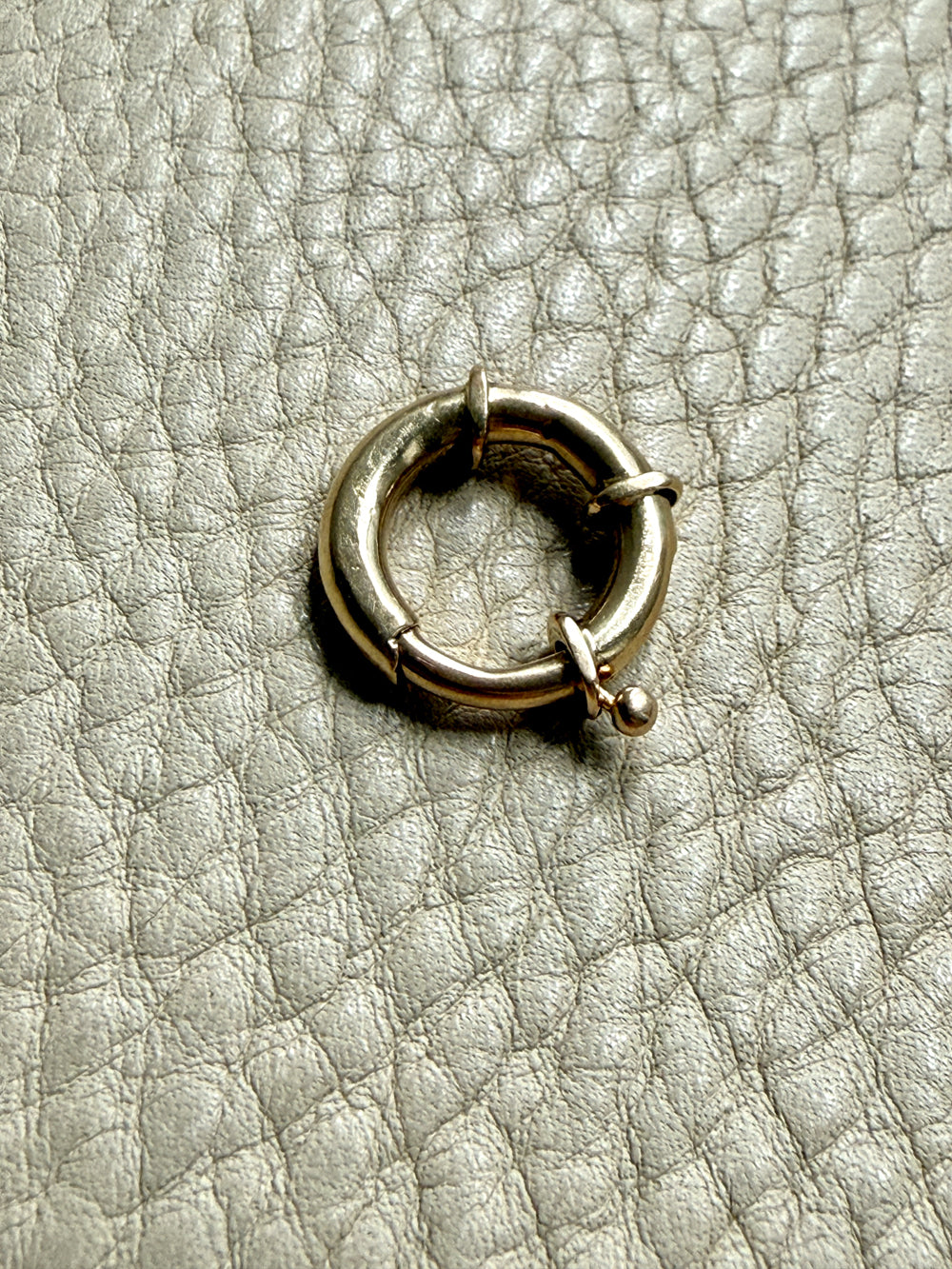 14k Gold Large Chubby Bolt Clasp no Bail - Excellent for your Pendants/Charms