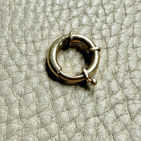 14k Gold Large Chubby Bolt Clasp no Bail - Excellent for your Pendants/Charms