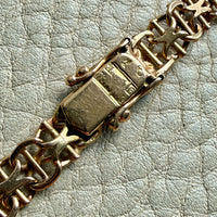 1964 Star link with bars - Bracelet in 18k gold - 7.5 inch length
