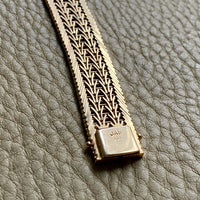 Phenomenal Danish link bracelet in 14k solid gold - by Jørn Arne Backhausen - 6.75 inch length