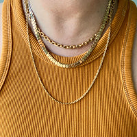Penelope Penelope vintage 18k gold chain necklace stack
