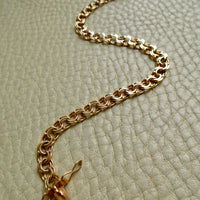 1966 Vintage Double Link Solid 18k Gold Bracelet - 7.2 inch length