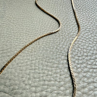 Peace Dove Link - Vintage 18k Gold Necklace - 24 inch length