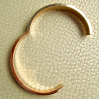 1960s era Vintage Danish 14k Gold Hinged Bangle Bracelet – 7 inch Interior Circumference