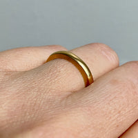 1953-1959 Swedish vintage 18k gold band ring - size 6