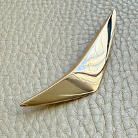 Vintage Danish Bent Gabrielsen for Hans Hansen Modernist 14k Gold Brooch – Boomerang