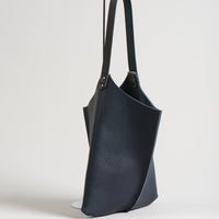 Wedge leather bag - Various colors - 13inch size