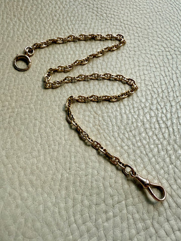 Mariner Link 18k Gold Watch Chain Necklace - 15.5 inch length